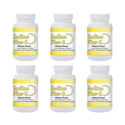 Natural Living Iodine Plus for Low Thyroid 6 Bottles