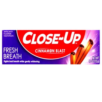 Close-Up Fluoride Toothpaste, Freshening Red Gel 4 oz (Pack of 2)