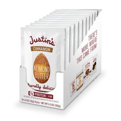 Justins, Nut Butter Almond Cinnamon Squeeze Pack, 1.15 Ounce, 10 Pack