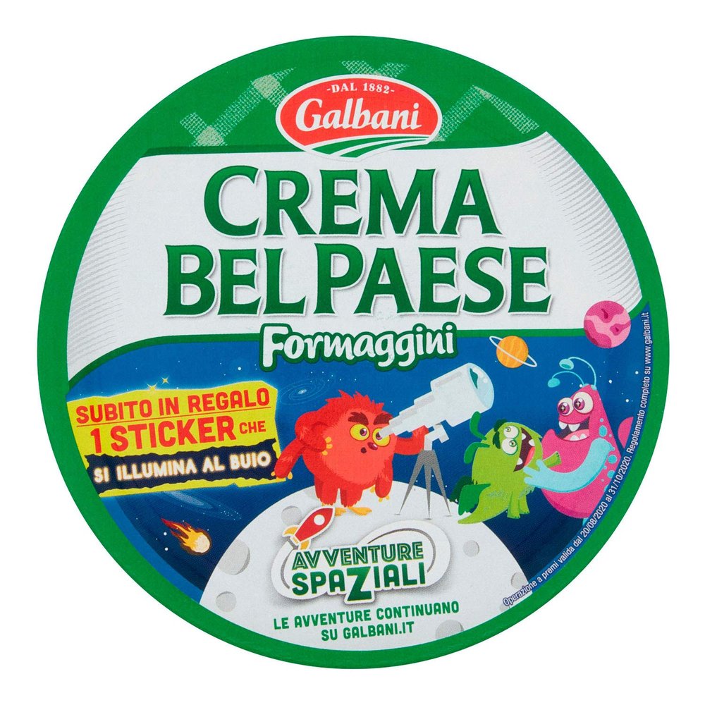 Galbani " Crema Belpaese ", Certosa Cheese Melted 6.17 Fluid Ounce (175ml) Packages (Pack of 4) [ Italian Import ]