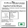Ghasitaram Gifts Indian Sweets - Sugarfree Fruit Box 800 GMS view 2
