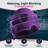 Magic Gel Migraine Ice Head Wrap - Real Migraine & Headache Relief | The Original Headache Cap | Cold, Comfortable, Dark & Cool; Endorsed by Physicians, Loved by Thousands - Purple view 3