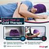 Magic Gel Migraine Ice Head Wrap - Real Migraine & Headache Relief | The Original Headache Cap | Cold, Comfortable, Dark & Cool; Endorsed by Physicians, Loved by Thousands - Purple view 4