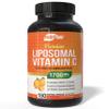 NutriFlair Liposomal Vitamin C 1700mg, 180 Capsules - High Absorption, Fat Soluble VIT C, Higher Bioavailability Immune System Support & Collagen Booster, Non-GMO, Vegan Pills view 1