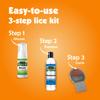Nit Free Professional Lice Kit - 3 Step Kit Mousse 4oz, Shampoo 8oz Professional Stainless Steel Terminator Comb view 2