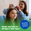 Nit Free Professional Lice Kit - 3 Step Kit Mousse 4oz, Shampoo 8oz Professional Stainless Steel Terminator Comb view 3