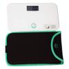 NewlineNY White Mini Bathroom Scale with Travel Protection Case SBB0722M-WH + NYMSS101BG view 1