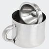 5 Inch Brushed Stainless Personal Spittoon with Removable Top view 2