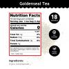 Buddha Teas Organic Goldenseal Tea - OU Kosher, USDA Organic, CCOF, 18 Bleach-Free Tea Bags view 3