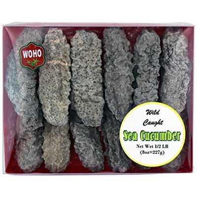 WOHO American Wild Caught Medium Size Sea Cucumber - 8 Oz