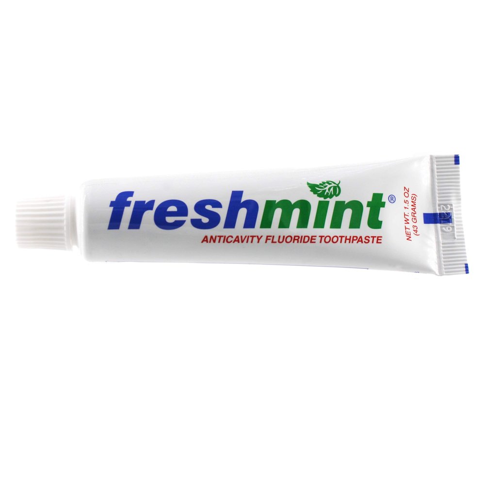 144 Tubes of Freshmint 1.5 oz. Anticavity Fluoride Toothpaste, Tubes do not Have Individual Boxes for Extra Savings