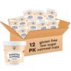 Mylk Labs Roasted Almond Protein Oatmeal Cups, Whole Grain, Low Sugar, High Fiber Breakfast with Superfoods, Quick & Easy, On the Go, Instant Oatmeal, Rolled Oats, Gluten Free, Vegan, Nut Free, 12 Pack view 1