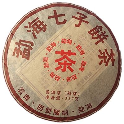 2001years Yunnan Menghai Xishuangbanna Pu'er tea357g(ripe tea)
