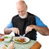 Betty Dain Adult Bib, Washable, Waterproof Clothing Protector with Crumb Catcher, Black view 2