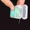 8Pcs/Pack Dental Flosser Mint Flavor Dental Floss Built-in Spool Flat Wire Replacement Core Dental Floss 50M Each(Comes with A Box for Easy Carrying) (Green) view 3