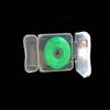 8Pcs/Pack Dental Flosser Mint Flavor Dental Floss Built-in Spool Flat Wire Replacement Core Dental Floss 50M Each(Comes with A Box for Easy Carrying) (Green) view 4