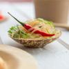 Restaurantware 3.25 Inch Disposable Bamboo Tableware 100 Disposable Bowls - Premium Round Natural Bamboo Premium Bamboo Plates LeakResistant For Parties Or Catering view 3