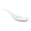 Restaurantware 5 Inch Appetizer Spoons 100 Wave Hors D'oeuvre Spoons - Disposable Serve Samples Starters Snacks Or Desserts White Plastic Amuse-Bouche Spoons For Weddings Or Catering view 1