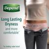 Depend FIT-FLEX Incontinence Underwear for Women, Disposable, Maximum Absorbency, Large, Blush, 34 Count (2 Packs of 17) view 4