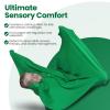 SENSORY4U Sensory Sack (Medium) Body Sock - Calming Therapy Blanket for Stress Relief, Anxiety, Autism, ADHD, ADD, Sensory Play for Kids - Green Fidget Body Pod Toy (Green) view 3