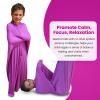 SENSORY4U Sensory Sack (Medium) Body Sock - Calming Therapy Blanket for Stress Relief, Anxiety, Autism, ADHD, ADD, Sensory Play for Kids - Green Fidget Body Pod Toy (Lavender Purple) view 4