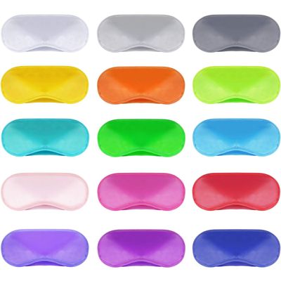 30 Pieces Blindfold Eye Cover Sleep Mask for Games Party Sleeping Travel with Nose Pad and Adjustable Strap (Multicolored)