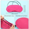 30 Pieces Blindfold Eye Cover Sleep Mask for Games Party Sleeping Travel with Nose Pad and Adjustable Strap (Multicolored) view 2