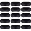 30 Pieces Blindfold Eye Cover Sleep Mask for Games Party Sleeping Travel with Nose Pad and Adjustable Strap (Black) view 1