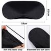 30 Pieces Blindfold Eye Cover Sleep Mask for Games Party Sleeping Travel with Nose Pad and Adjustable Strap (Black) view 2