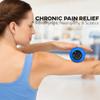 Rolling With It Vibrating Peanut Massage Ball - Deep Tissue Trigger Point Therapy, Myofascial Release - Handheld, Cordless - 4 Intensity Levels - Dual Lacrosse Ball Vibration Massager (Blue) view 3