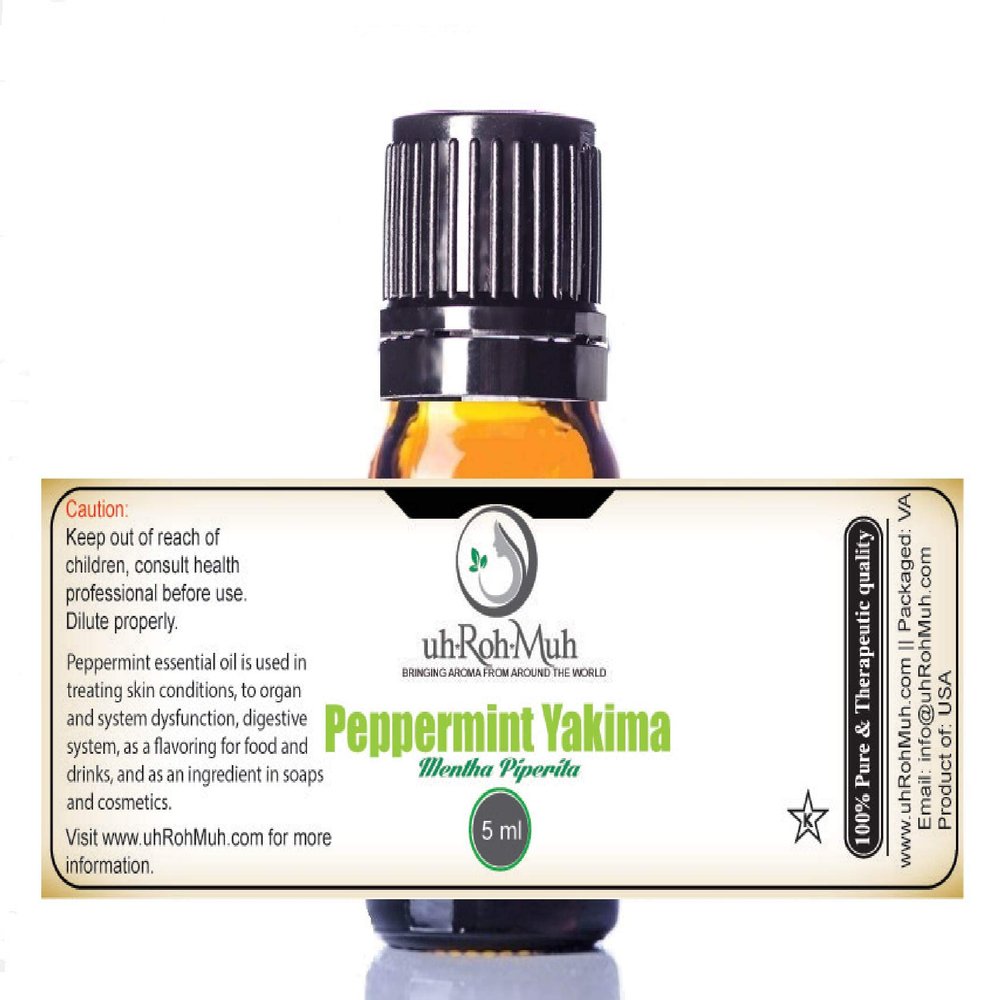 100% Pure Peppermint Yakima Essential Oil || USA - (5ml)