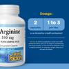Natural Factors, L-Arginine 500 mg, Supports a Healthy Cardiovascular System, Heart and Muscle Metabolism, 180 capsules (180 servings) view 3