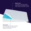 Acid Reflux Wedge Pillow for Sleeping or Sitting Up - Elevating Wedge Pillow for Acid Reflux Relief, Memory Foam Pillow for Snoring and GERD (Acid Reflux Wedge, 6x32x32 Inches) view 4