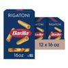 Barilla Rigatoni Pasta, 16 oz. Box (Pack of 12) - Non-GMO, Made with Durum Wheat Semolina - Kosher Certified view 1
