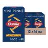 Barilla Mini Penne Pasta, 16 oz. Box (Pack of 12) - Non-GMO, Made with Durum Wheat Semolina - Kosher Certified view 1