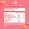 Alani Nu BCAA Sour Peach Ring | Branch Chain Essential Amino Acids | 2:1:1 Formula | Supplement Powder | Muscle Recovery Vitamins for Post-Workout | 30 Servings view 2