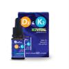 CanPrev D3 & K2 Drops - MCT Oil Base, 15ml Liquid Vitamin Supplement, 450 Drops with 250IU D3 & 30mcg MK-7 K2, Supports Strong Bones & Teeth, Easy-to-Take Formula, Free from Gluten, Dairy, Soy & Sugar view 1