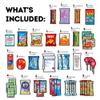 BITEBOX Snack Box (65 Count) Valentines Variety Pack Care Package Gift Basket Adult Kid Guy Girl Women Men Birthday College Student Office School view 2