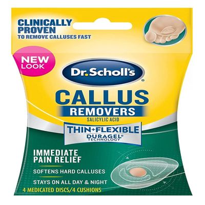 Dr Scholl's Duragel Callus Removers, 4 Cushions + 4 Medicated Discs
