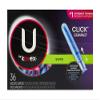 U by Kotex Click Compact Tampons, Super Absorbency, Unscented, 36 Count view 1