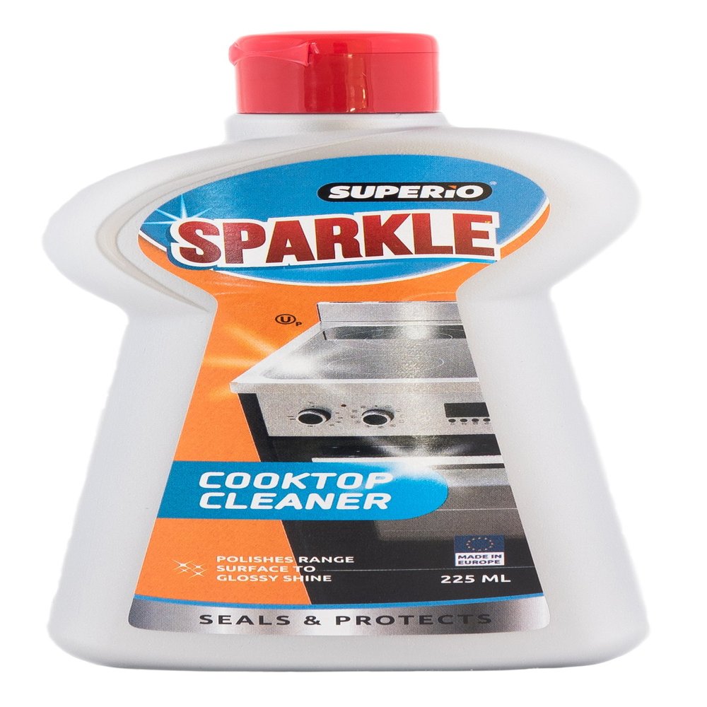 Ceramic Cooktop Cleaner, Glass Top Stove Cleaner, Cooktop Cleaners, Glass Cooktop Cleaner, and Polish, Made in Europe, Cream cleaner 7.60 FL, by Superio