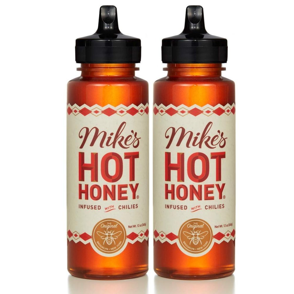 Mike's Hot Honey Infused with Chilies, 100% Honey, TWO 12 oz. Bottles