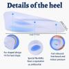 3 Pair Gel Heel Cups Plantar Fasciitis Inserts - Silicone Gel Heel Pads for Heel Pain, Bone Spur & Achilles Pain, Gel Heel Cushions and Cups, Pad & Shock Absorbing Support view 2