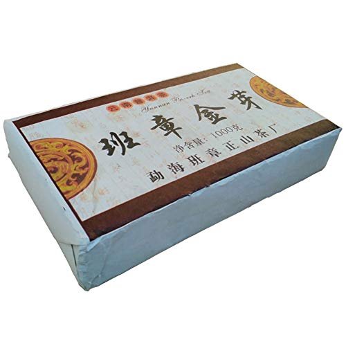 2010 Banzhang Gold Bud Millennium Wild Tea Tree Aged Puer Puerh Tea 1000g (-50g)