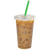 Clear Plastic Disposable Cups with Lids and Smoothie Straws 100 count - 10 oz (ounces) Clear PET Cup for Smoothies, Protein Shakes, Bubble Tea, Iced Coffee, Boba, Fresh Juice, Meal Prep, Party Cup view 3