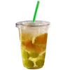 Clear Plastic Disposable Cups with Lids and Smoothie Straws 250 count - 20 oz (ounces) Clear PET Cup for Smoothies, Protein Shakes, Bubble Tea, Iced Coffee, Boba, Fresh Juice, Meal Prep, Party Cup view 3