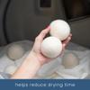 S&T INC. XL New Zealand Wool Dryer Balls, Fabric Softener for Laundry, Natural White, 2.9 in, 6 Pack view 2
