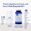 Essential Stacks Pure Digestive Enzymes (Gluten, Dairy & Soy Free) - 18 Enzymes for Digestion incl. Amylase, Lipase & Lactase - Vegetarian & Non-GMO (60 Capsules) view 3
