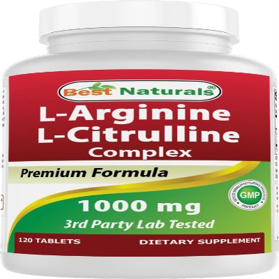 Best Naturals Arginine Citruline Complex 1000 Mg 120 Tablets