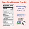Premium Flaxseed Powder (NEW LOOK!) | Manitoba Flax by Manitoba Milling Co.| 1 lb. bag | 3000 mg Omega-3, Fiber, Plant Protein | Vegan, Non-GMO, Gluten Free | Use in smoothies, oatmeal, yogurt, baked goods, dressings and sauces, and more view 2